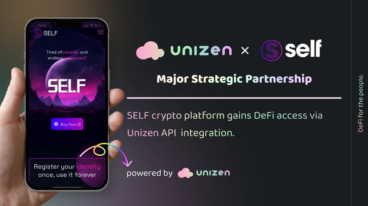 Unizen API: Enhancing Identity Solutions with SELF Crypto in DeFi Space