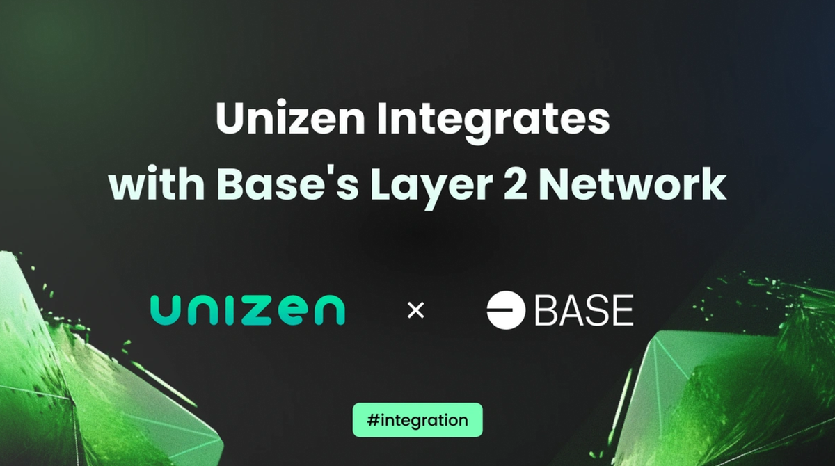 Unizen Integrates with Base’s Layer 2 Network